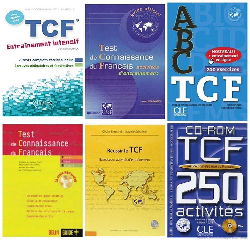 TCF Canada livres de préparation